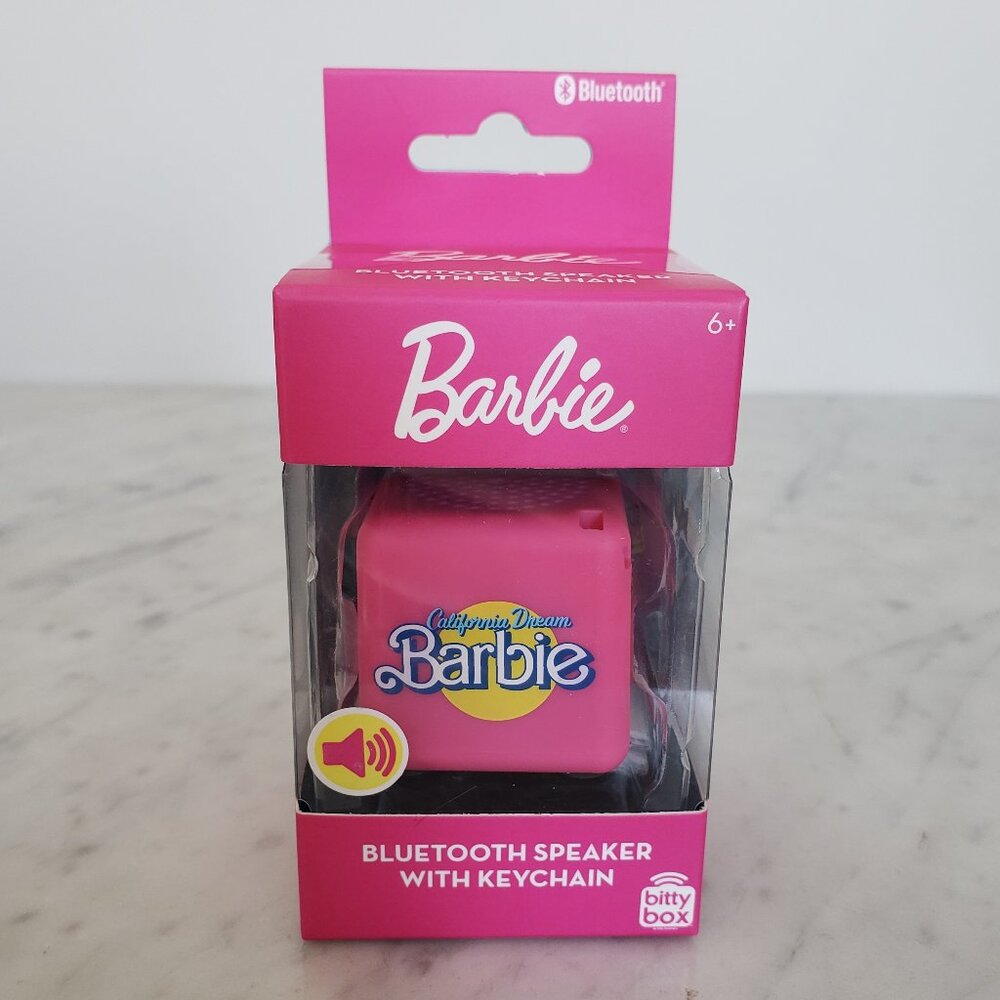 New California Dream Barbie Bitty Box Keychain Mini Bluetooth Speaker